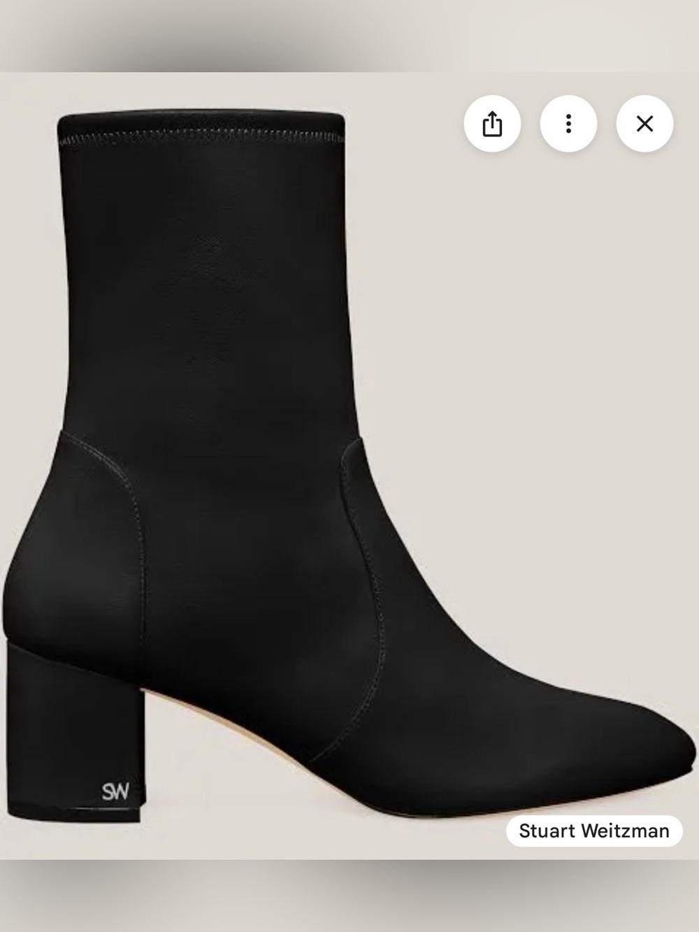 Stuart Weitzman Outlet Ariana 60 Sock Bootie